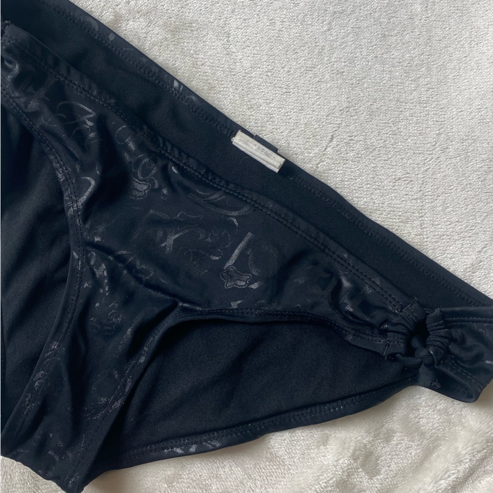 Fox y2k Black Swim Bottoms - Picture 3 of 6